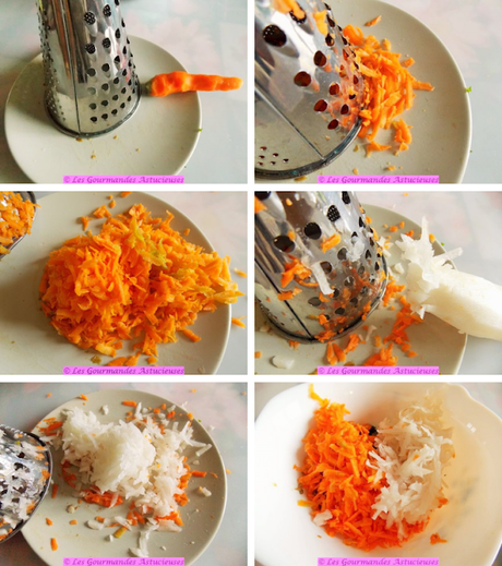 Salade fraîcheur aux carottes et au radis d'hiver (Vegan) Salade fraîcheur aux carottes et au radis d'hiver (Vegan)