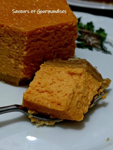 Pumpkin Cheesecake (cheesecake à la citrouille)