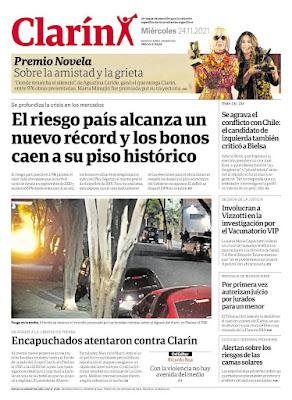 Attentat contre Clarín, heureusement sans victime [Actu]