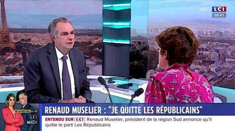 Renaud Muselier claque la porte du parti Les Républicains