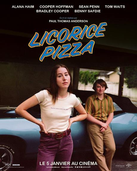 Nouvelle affiche US pour Licorice Pizza de Paul Thomas Anderson