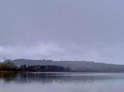 cathédrale, CEGEP Château Baie-Comeau dans brume soleil marée basse…