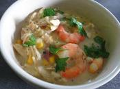 Poulet crevettes maïs