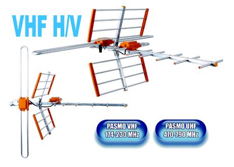 ANTENA DVB-T GALAXY Combo VHF H/V+ UHF AX TECHNOLOGY
