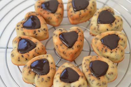 Financiers tigrés aux pépites de chocolat sans gluten Financiers tigrés aux pépites de chocolat sans gluten