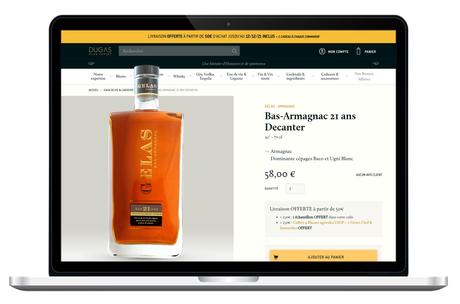 Eaux de vie et liqueurs iconiques de France à offrir sans modération 🎅 Armagnac Gelas 21 ans Bas-Armagnac