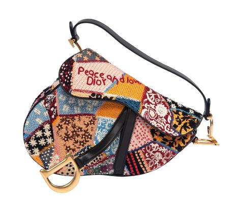 Sold Price Christian Dior Peace And Love Saddle Bag February 4 0120 10 00 Am Est