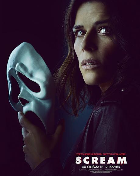 Affiches personnages FR pour Scream de Matthew Bettinelli-Olpin et Tyler Gillett