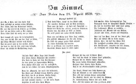 Avril 1879 — Les noces d'argent du couple impérial autrichien font la une du 'Floh'