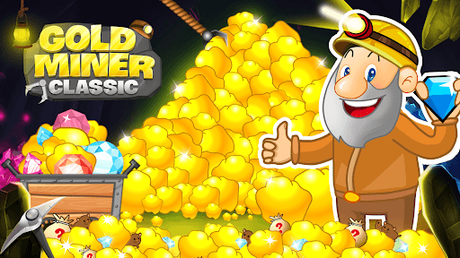 Code Triche Gold Miner Classic: Gold Rush - Mine Mining Games APK MOD (Astuce) screenshots 1