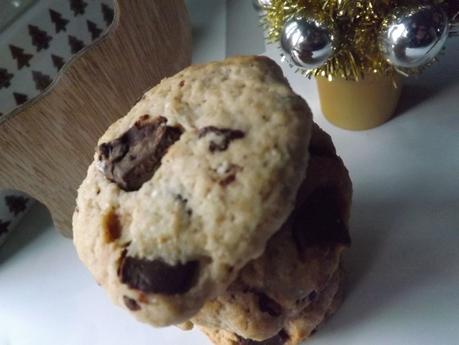 Delicieux cookies noisettes et chocolat *vegan *  Ig bas ou pas* Noel