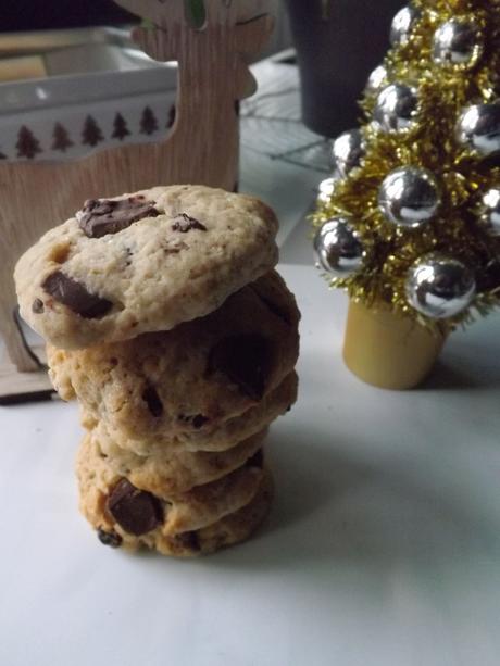 Delicieux cookies noisettes et chocolat *vegan *  Ig bas ou pas* Noel