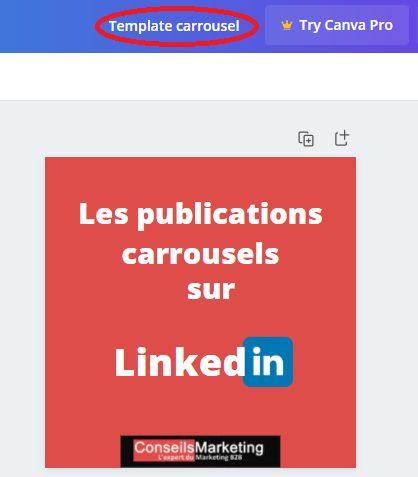 Comment créer un carrousel Linkedin avec Canva ?