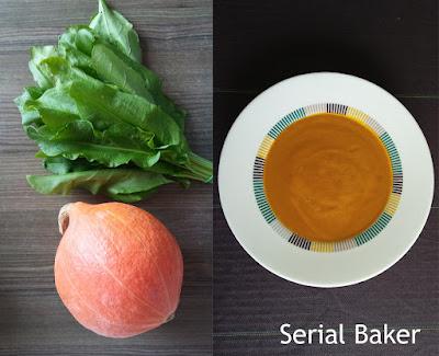 Soupe à l'oseille et au potimarron Soupe à l'oseille et au potimarron
