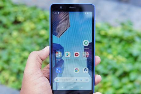 L'écran du JioPhone Next.