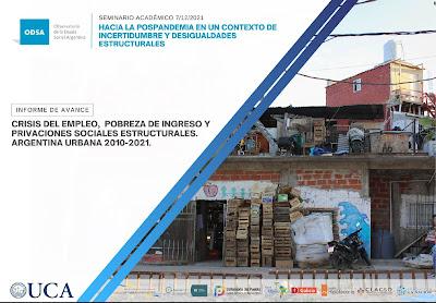 Nouveau rapport de la UCA sur la pauvreté des Argentins [Actu]