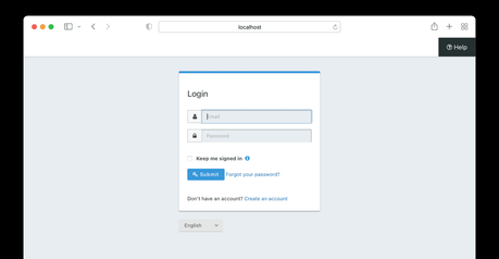 Comment configurer l’authentification unique entre FusionAuth et WordPress Écran de connexion FusionAuth.