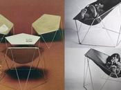 Penta 1970 nouvelle pour mobilier pentagonal Jean-Paul Barray