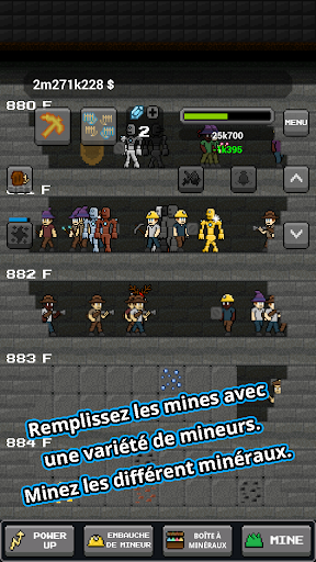 Code Triche Super Miner : Faites évoluer vos mineurs  APK MOD (Astuce) 3