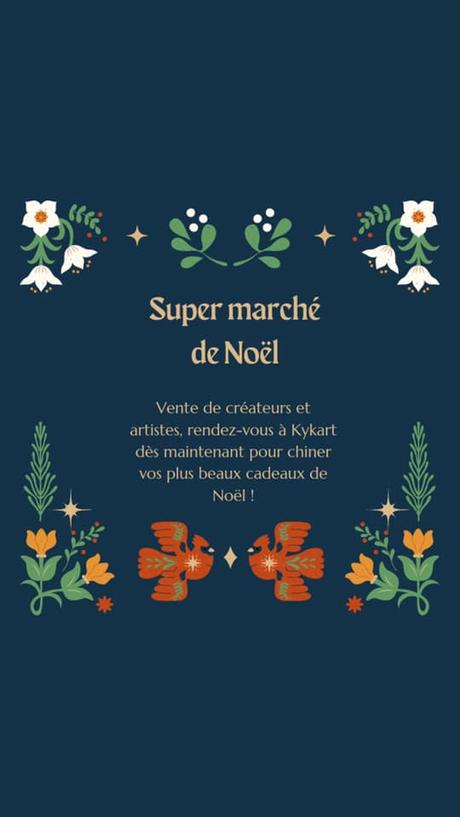 Super marché de Noël à la Kykart galerie
