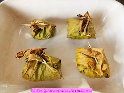 Ocas du Pérou en feuille de bananier (Vegan)