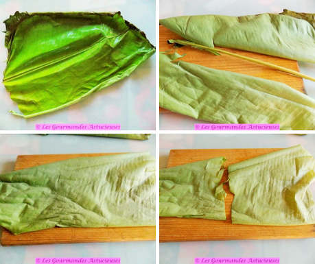 Ocas du Pérou en feuille de bananier (Vegan)