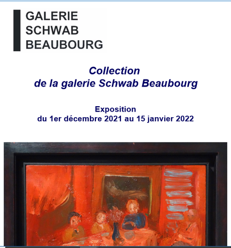 Galerie Schwab Beaubourg  – exposition 1er Décembre au 15 Janvier 2021