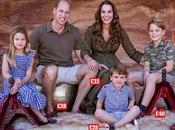 Icônes style futur! enfants Cambridge rejoint prince William Kate Middleton pour portrait Noël
