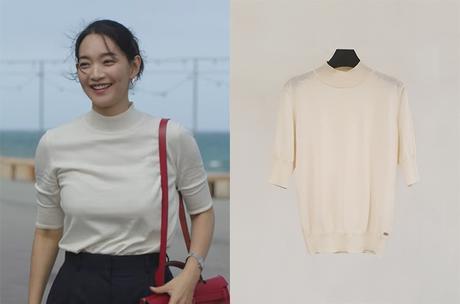 HOMETOWN CHA-CHA-CHA : Yoon Hye-Jin’s Half Highneck Knit Pullover in S1E01