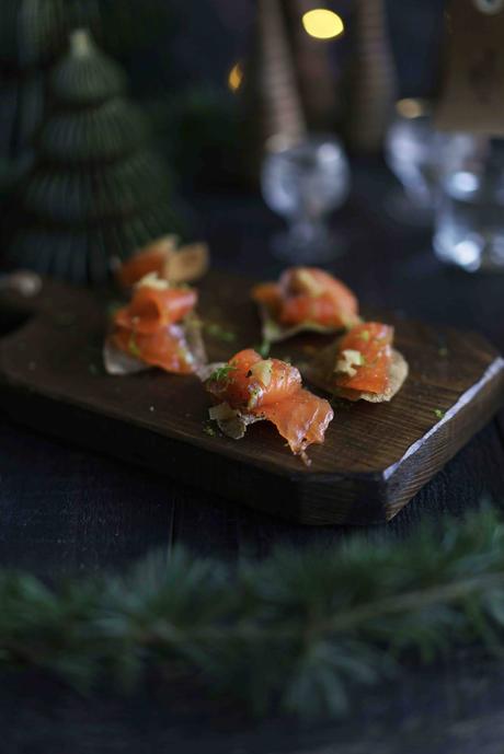 saumon gravlax, recette de Noël, recette légère