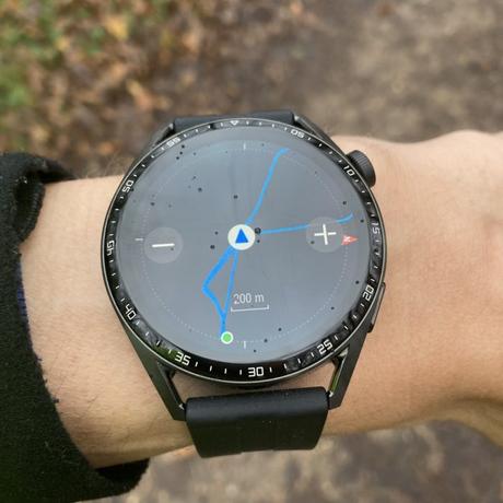 Huawei Watch GT 3 running