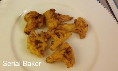 Pakora au chou-fleur (beignet à la farine de pois chiche)