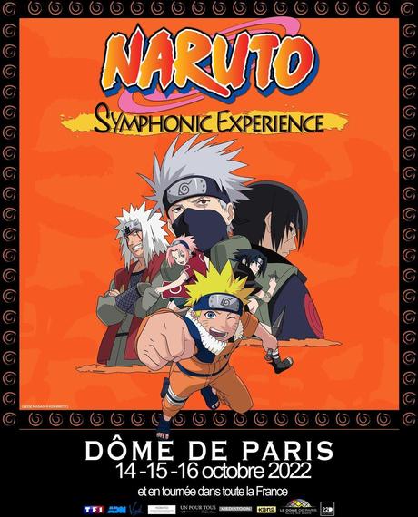 France : Naruto en ciné-concert avec un orchestre symphonique de 50 musiciens