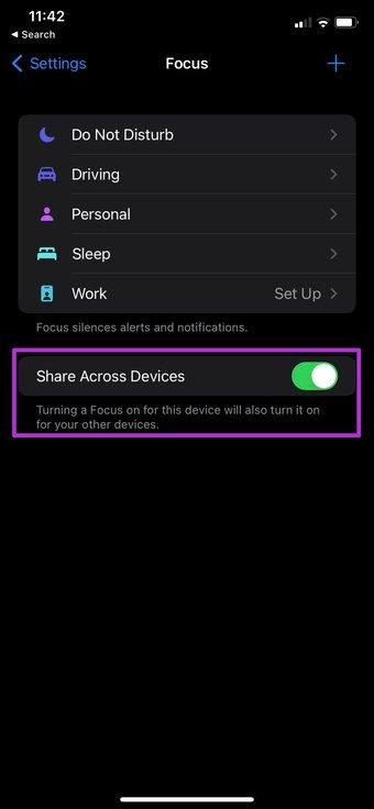 Les 9 meilleures façons de corriger les notifications Microsoft Teams ne fonctionnant pas sur Mac Désactiver le partage entre les appareils