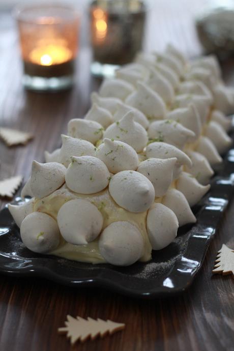 bûche , gâteau roulé , facile , citron , meringue