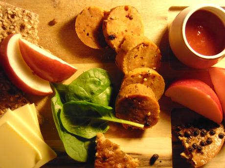 Plateau de frauxmage et charcuterie végétale