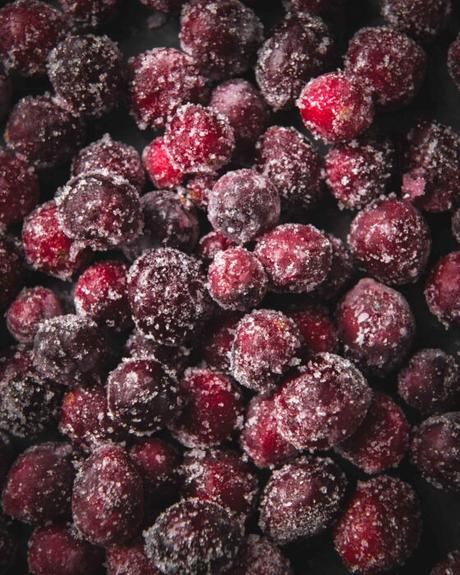 Cranberries enrobées de sucre