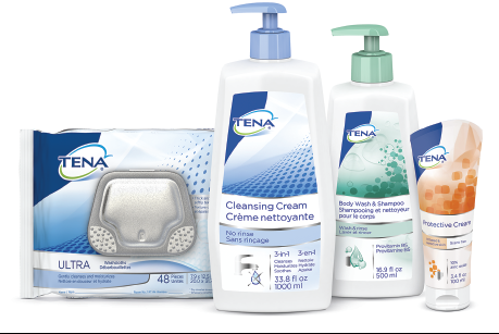 Nouveau système de soins de la peau TENA®