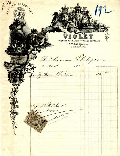 VIOLET La reine des Abeilles  1881