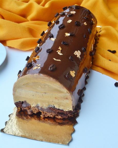 Bûche Café, Chocolat & Praliné 