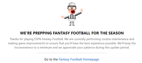 Fantasy-football-site-down