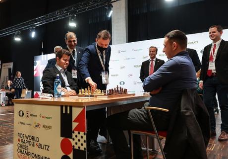 Championnats du monde d'échecs rapides de la FIDE : Récap du 1er jour