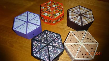 Mes ouvrages - quelques petites boites