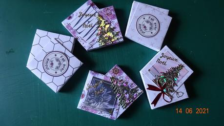 Mes ouvrages - quelques petites boites