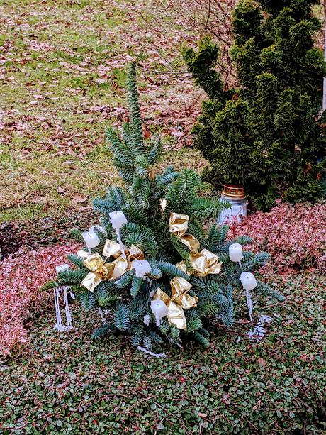 Weihnachten auf dem Friedhof — 20 Bilder / Noël au cimetière — 20 photos