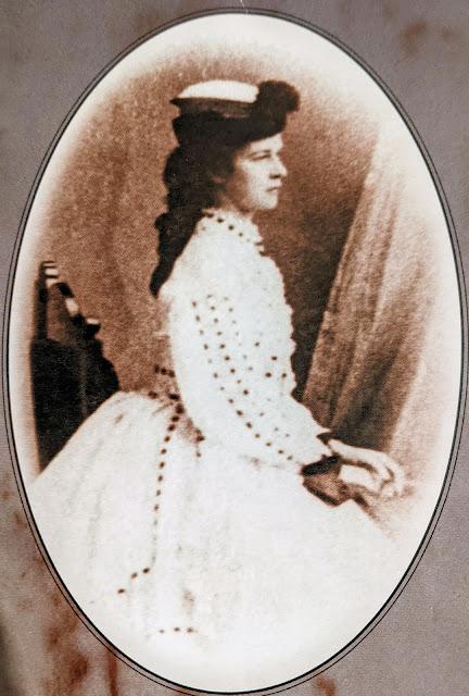 Une photo de Sissi à Bad Kissingen (entre 1862 et 1865)