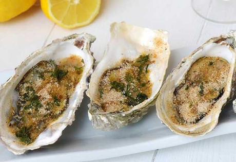 huîtres gratinées au four ww