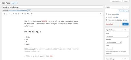 Le nouveau plugin WordPress offre une solution d’éditeur de démarques – WP Tavern Le nouveau plugin WordPress offre une solution d’éditeur de démarques – WP Tavern