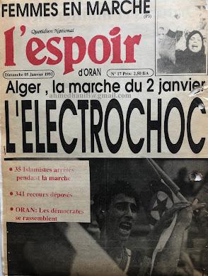 768_ ALGÉRIE: JANVIER 1992 - JANVIER 2022, 30 ANS.