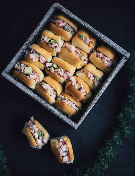 lobster rolls pour un apéritif de fêtes homard, recette festive, apéritif de luxe